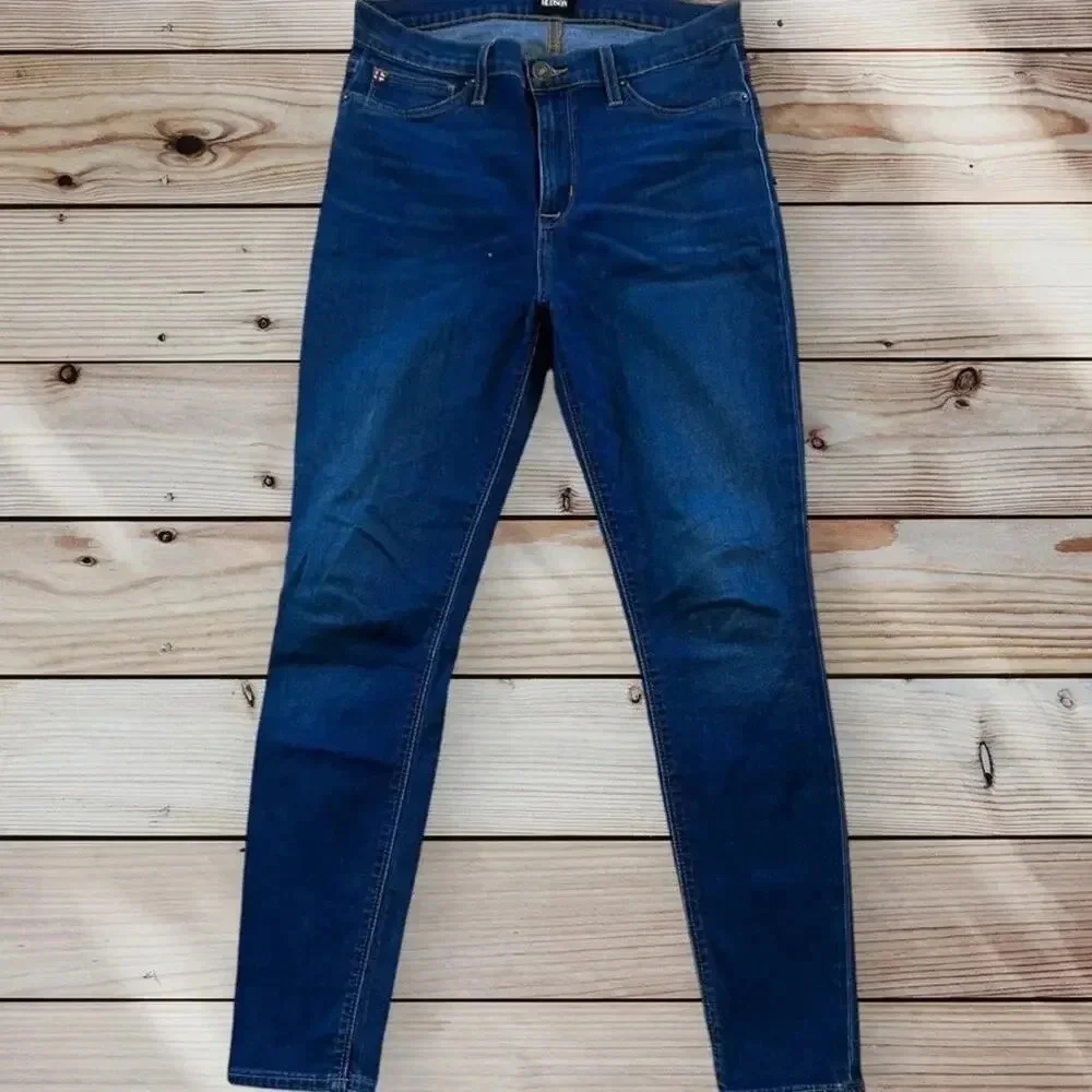 Hudson Women's Natalie Super Skinny Jeans Size 30 Dark‎ Blue Stretch